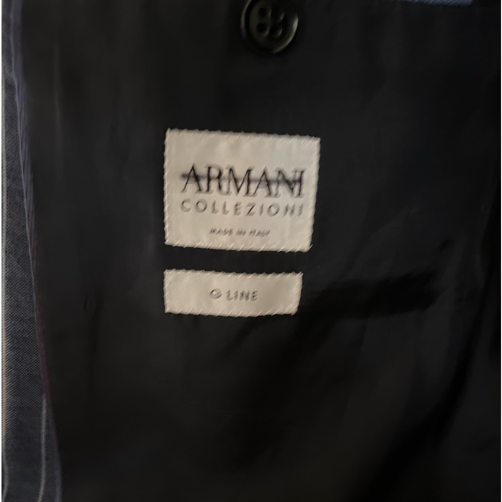 Armani pinstriped